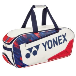 Yonex 02331 Expert Tournament Bag (White-Red)