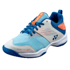 Yonex Power Cushion 37 Mens Badminton Shoes (White-Blue)