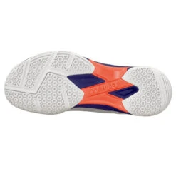 Yonex Power Cushion 57 Mens Badminton Shoes (White-Neon Orange)