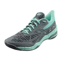 Yonex Power Cushion Cascade Drive Badminton Shoes (Gray-Pale Green)