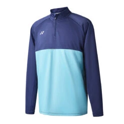 Yonex YML323J Junior Zip Mid-Layer (Navy-Silver-Sky)