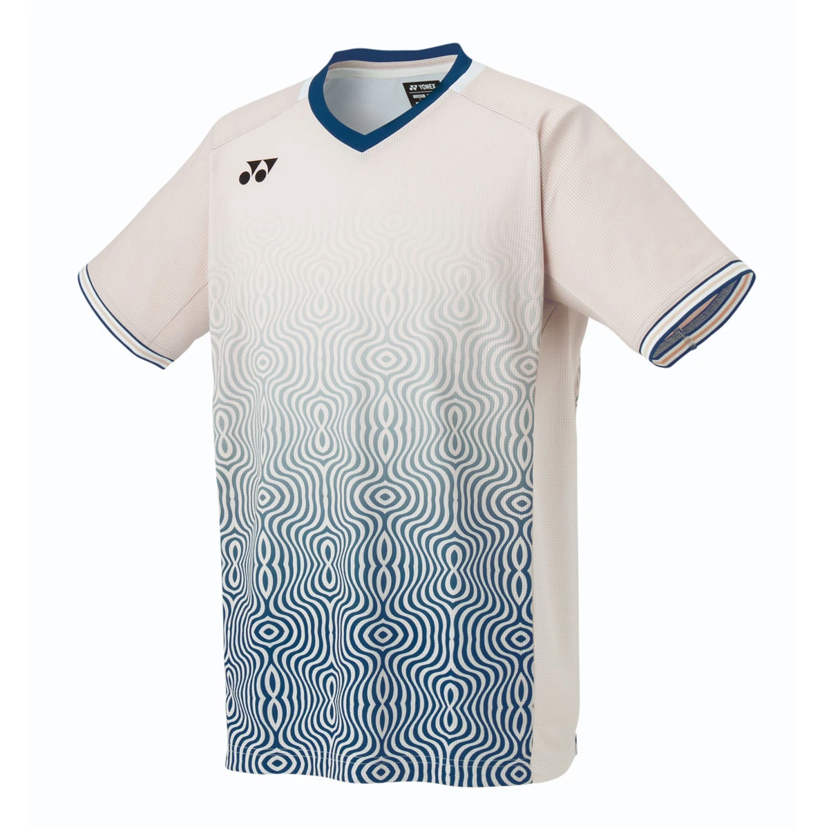 Yonex 10567EX Mens Crew Neck Shirt (Oatmeal) - Image 2