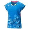 Yonex 20566 Womens Crew Neck Shirt (Fine Blue)