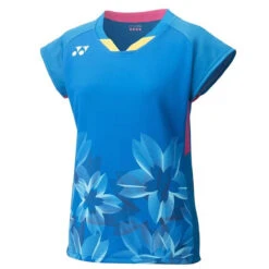 Yonex 20566 Womens Crew Neck Shirt (Fine Blue)