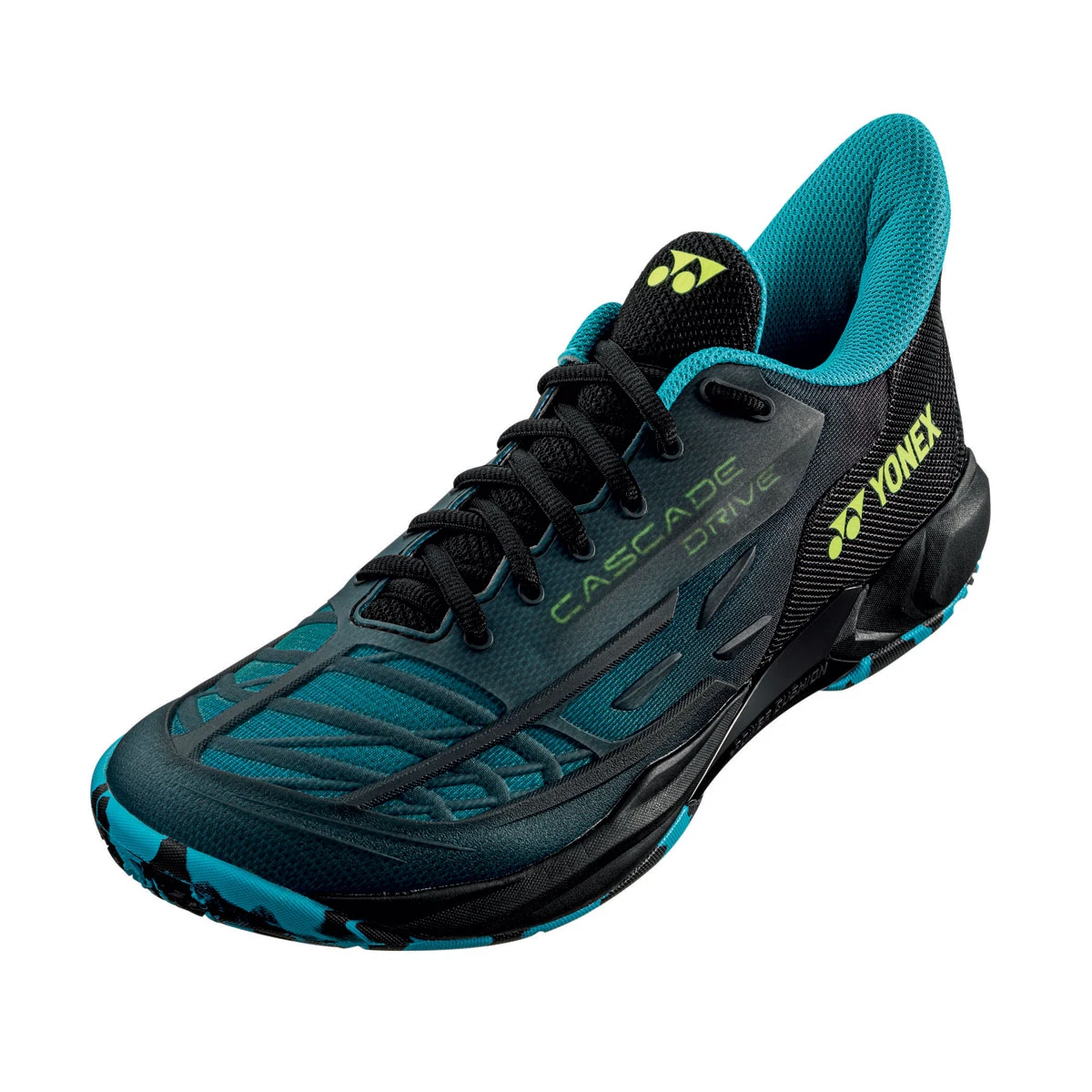 Yonex Power Cushion Cascade Drive Badminton Shoes (Clear Black) - Image 2