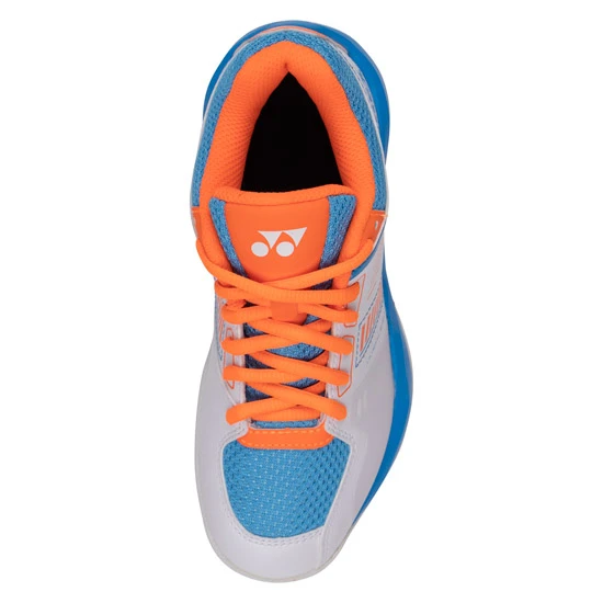 Yonex Strider Flow Junior Badminton Shoes (White-Sky Blue) - Image 2