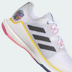 Adidas Crazyflight Womens Court Shoes (Footwear White-Core Black-Core Black)