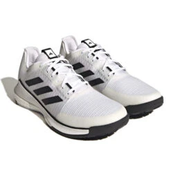 Adidas Crazyflight Mens Court Shoes (Footwear White-Core Black-Footwear White)