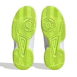 Adidas Stabil Junior Court Shoes (Footwear White-Bright Royal-Lucid Lemon)