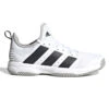 Adidas Stabil Junior Court Shoes (Ftwr White-Core Black-Grey Two)