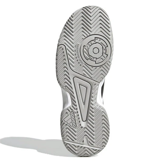 Adidas Stabil Junior Court Shoes (Ftwr White-Core Black-Grey Two) - Image 3