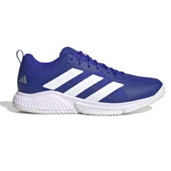 Adidas Court Team Bounce 2.0 Mens Indoor Court Shoes (Lucid Blue-Footwear White-Silver Met.)