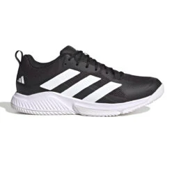 Adidas Court Team Bounce 2.0 Mens Indoor Court Shoes (Core Black-Footwear White-Core Black)