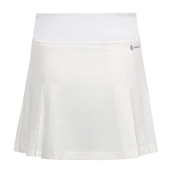 Adidas Club Pleated Girls Skirt (White) - Image 3