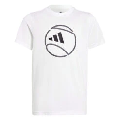 Adidas Tennis Category Boys Tee (White)