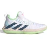 Adidas Stabil Next Gen Primeblue Mens Indoor Court Shoes (White-Ink-Green)