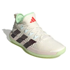 Adidas Stabil Next Gen Primeblue Womens Court Shoes (Off White-Aurora Met.-Semi Green Spark)