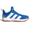 Adidas Stabil Junior Court Shoes (Bright Royal-Footwear White-Lucid Lemon)