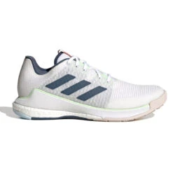 Adidas Crazyflight Mens Court Shoes (White-Ink-Red)