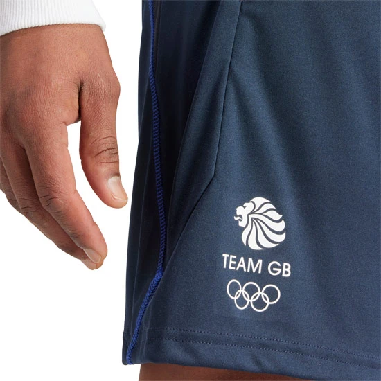 Adidas Team GB Mens Training Shorts (Legend Ink) - Image 2