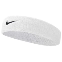 Nike Swoosh Headband (White-Black)