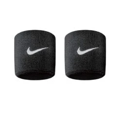 Nike Swoosh Wristbands (Black-White)