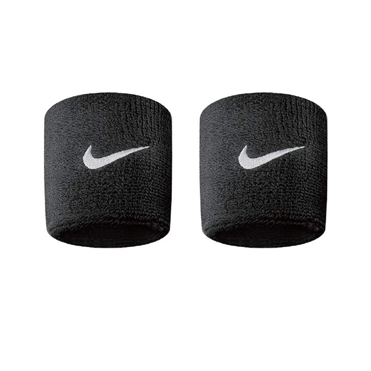 Nike Swoosh Wristbands (Black-White)